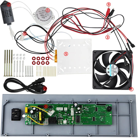 HTMC-7 Mini Egg Incubator - Auto Fan Temperature Control