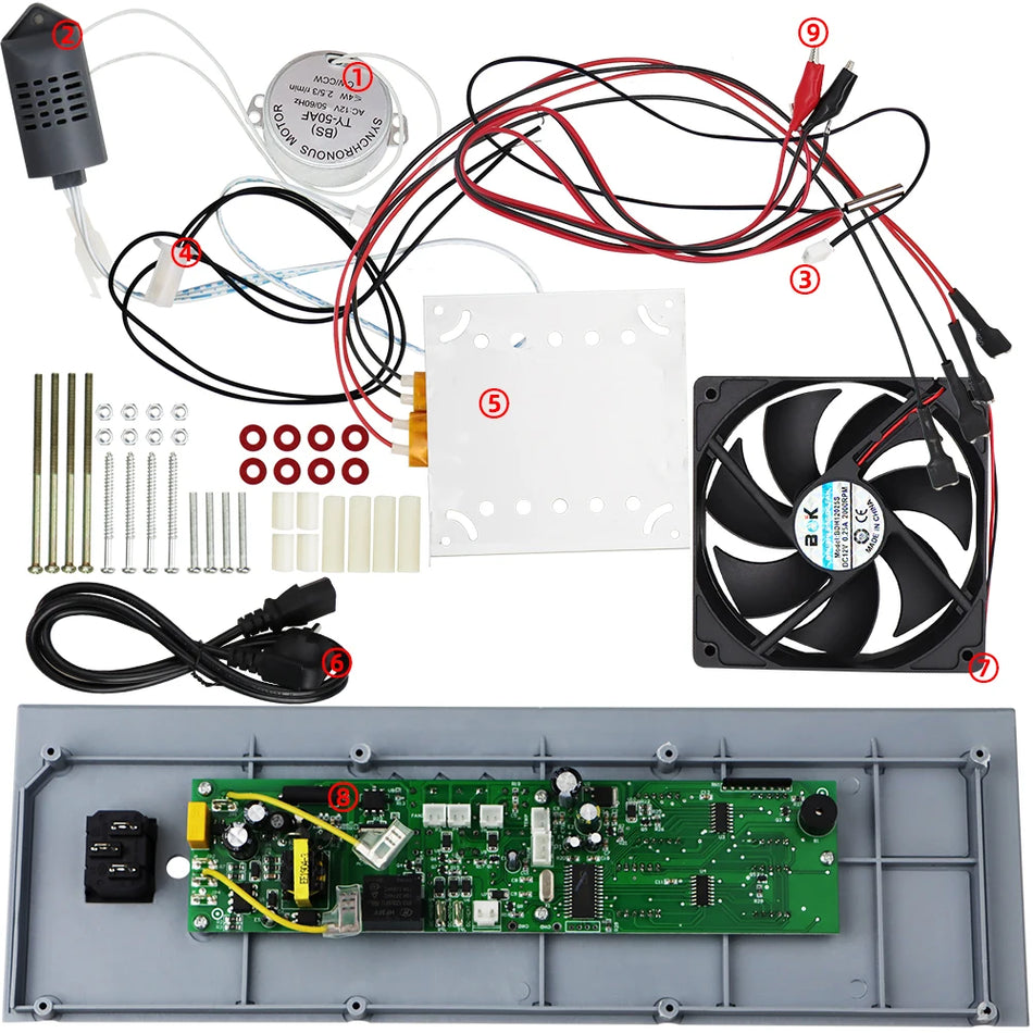 HTMC-7 Mini Egg Incubator - Auto Fan Temperature Control