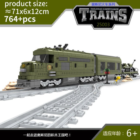 City Train Set Steam Vehicle Cargo Rail &ndash; Lego Compatible