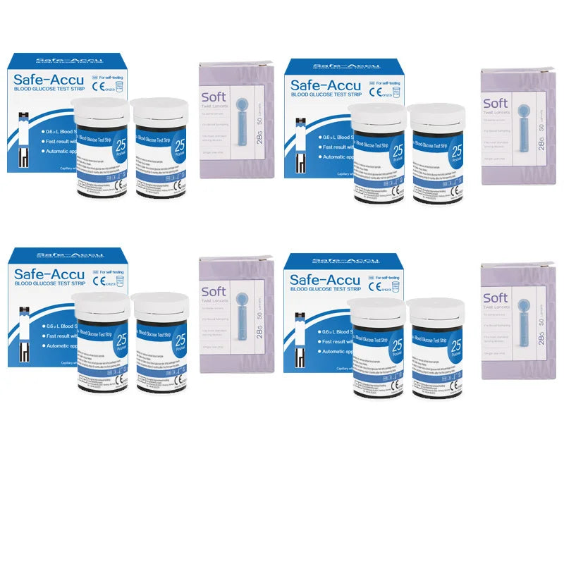Safe Accu Blood Glucose Test Strips &ndash; 0.6uL Sample