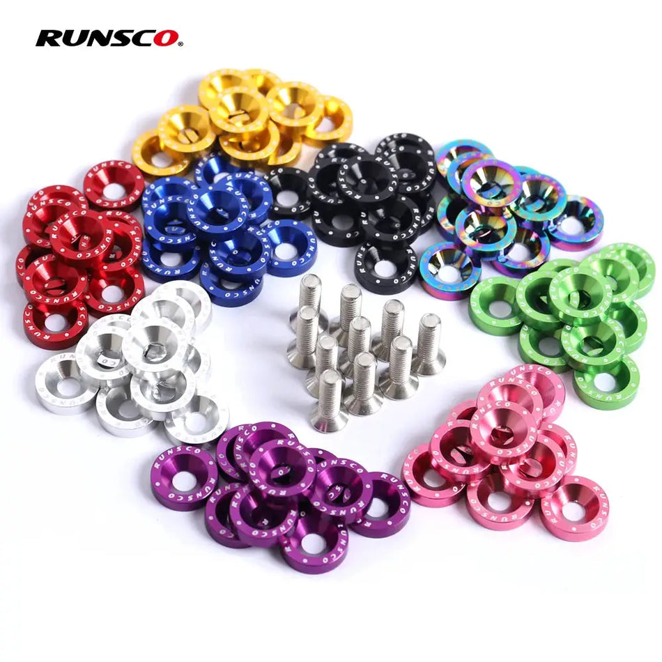 Aluminum M6 License Plate Fender Washers For Honda Nissan BMW by InterCyprus Trading Ltd