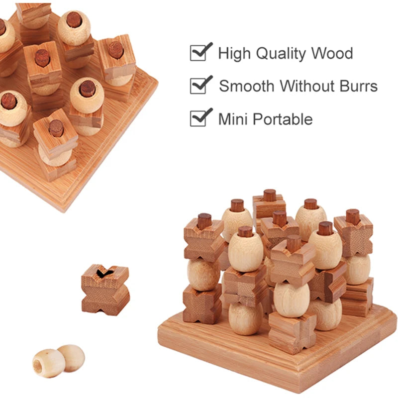 Mini Tic-Tac-Toe 3D Chess &ndash; Educational Brain Training