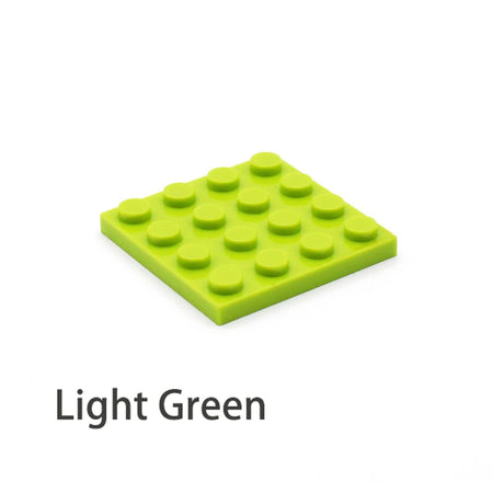 APAN SAPIOBricks 150pcs Thin 4x4 12 Colors - Educational Light Green 150PCS