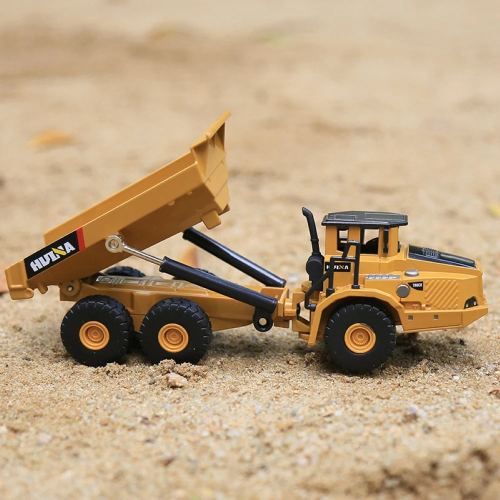 1/50 Scale High Simulation Alloy Toys Die-cast Pattern Hydraulic Navvy Loader Bulldozer Engineering Construction Car Boys Gifts