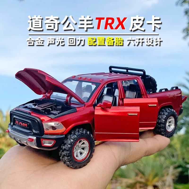 1:32 Modellauto aus Metall mit Sound und Licht für Dodge Ram