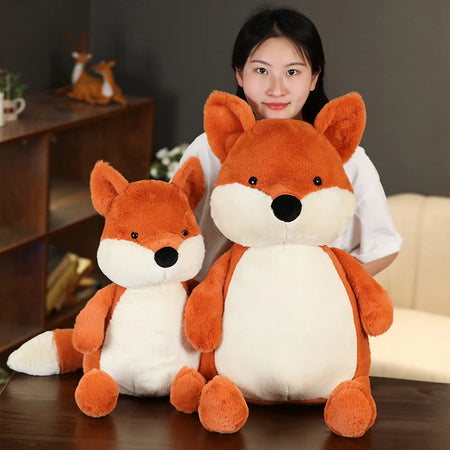 Kawaii Fox Plush Toy - Cute Stuffed Animal for Kids