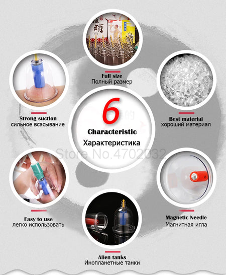 32pcs Massage Vacuum Cupping Therapy Set &ndash; Strong Suction