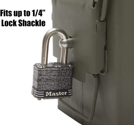 Bolt 50 Cal Ammo Can Steel Gun Lock &ndash; Secure Locking