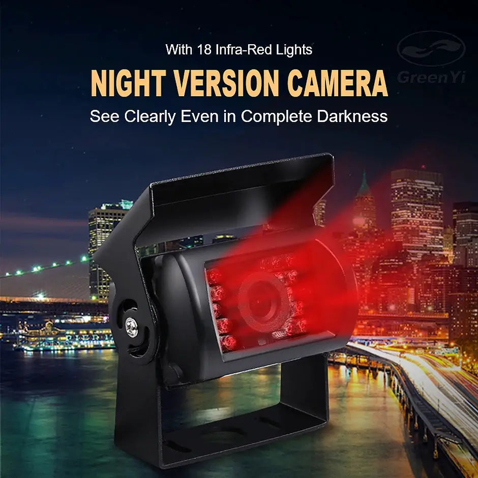 Waterproof Heavy Duty Backup Camera With IR Night Vision For Trucks by InterCyprus Trading Ltd