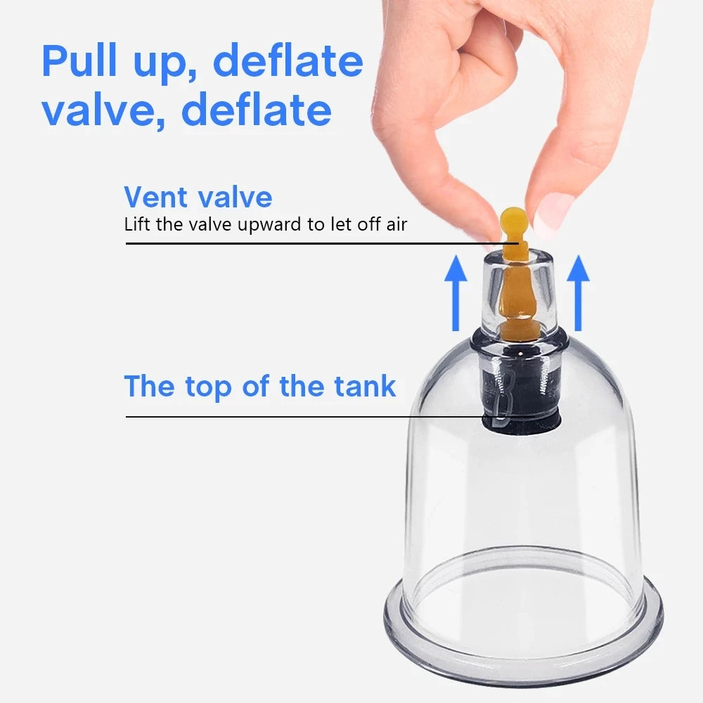 Suction Cup AntiCellulite Cupping Massage Set &ndash; Compact And Powerful