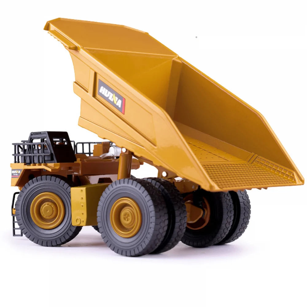 Huina 1/40 Scale Dumper Metal Model 1912 &ndash; Durable Diecast Engineering Vehicle for Kids