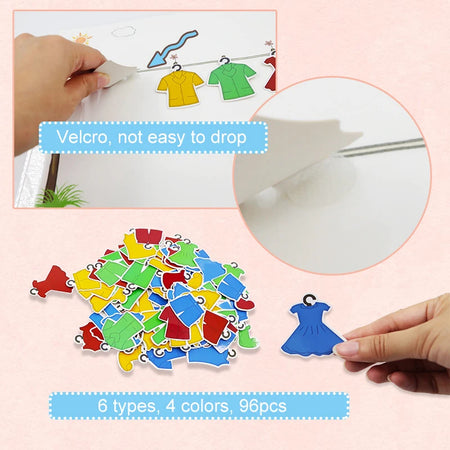 BOS10300 Montessori Math Toy Color Shape Puzzle &ndash; Learning