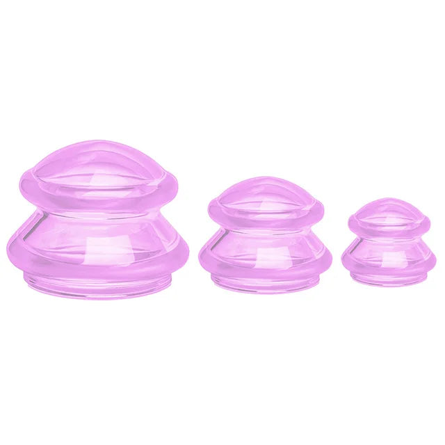 Anti Cellulite Vacuum Cupping Set - Ultra Comfort Massage 1Set SML PU
