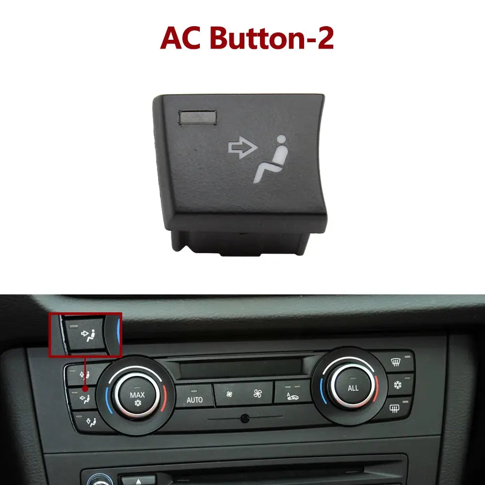 Car Air Conditioning AC Ventilation Adjust Switch Button For BMW 1 3 X1 X3 Series E82 E88 E84 E90 E91 E92 E93 F25 64119344143 by InterCyprus Trading Ltd