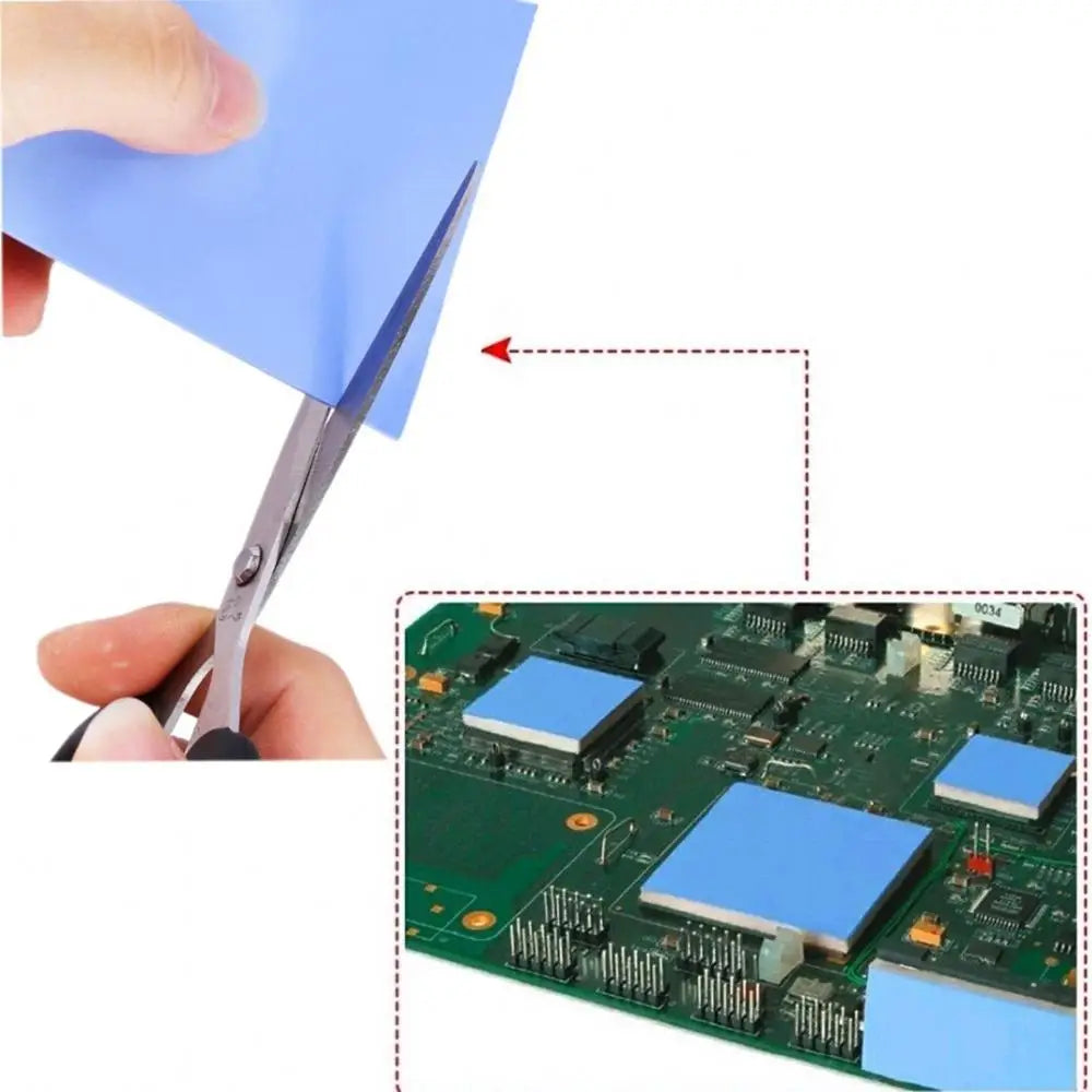 YOUNUON Thermal Pad 100x100mm - High Conductivity Silicone for GPU/CPU Cooling (0.5mm to 5mm Thickness)