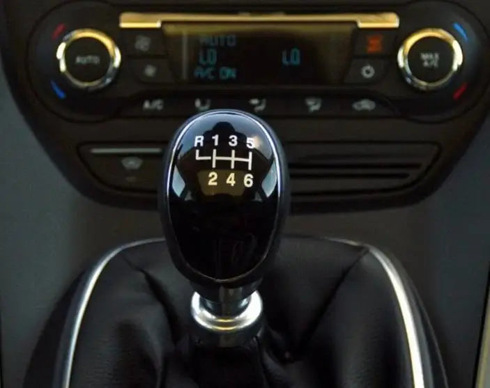 Shift Knob Cap Cover Insert ABS 5-Speed For Ford Focus 2 (2005-2008)