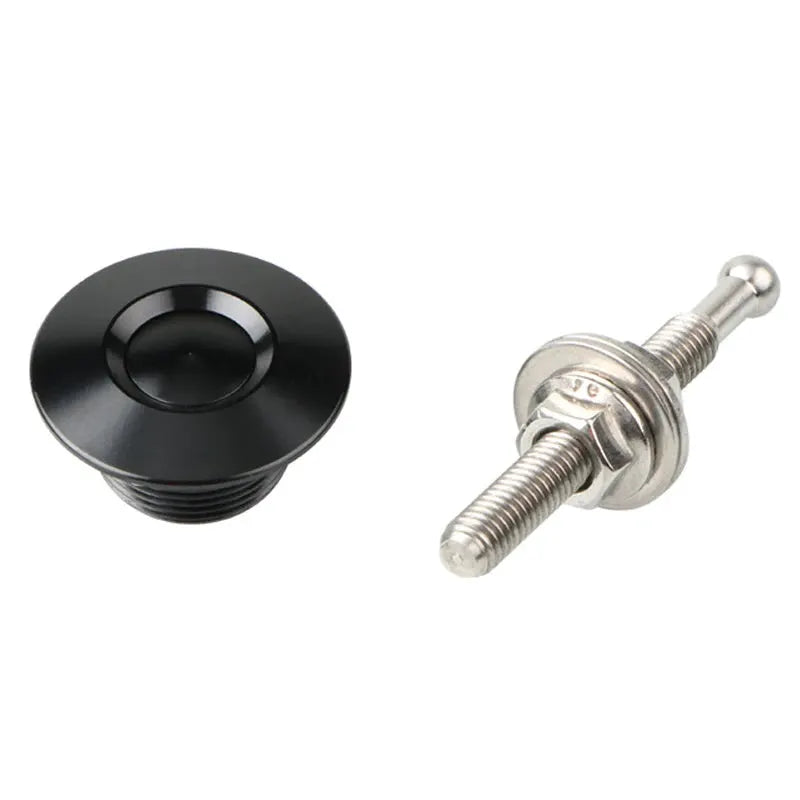 22mm 1Pc/4Pcs Universal Car Push Button Bonnet Hood Pins Kit Aluminum Quick Release Latch Bumper License Plate Lock Clip by InterCyprus Trading Ltd
