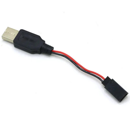 RC USB Charging 3.7V Lithium Battery Charger Cable USB to JST/SM/Futaba Plug for 3Rc Drone Quadcopter by InterCyprus Trading Ltd