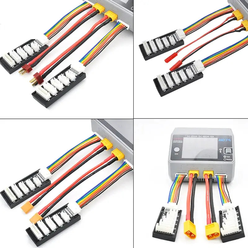 Rc 2-6S 2-8S T / XT60 / XT90 / XT30 /JST Lipo Battery Parallel Charging Board for Imax B6 B6AC B8 Quick Charge For Rc Models by InterCyprus Trading Ltd