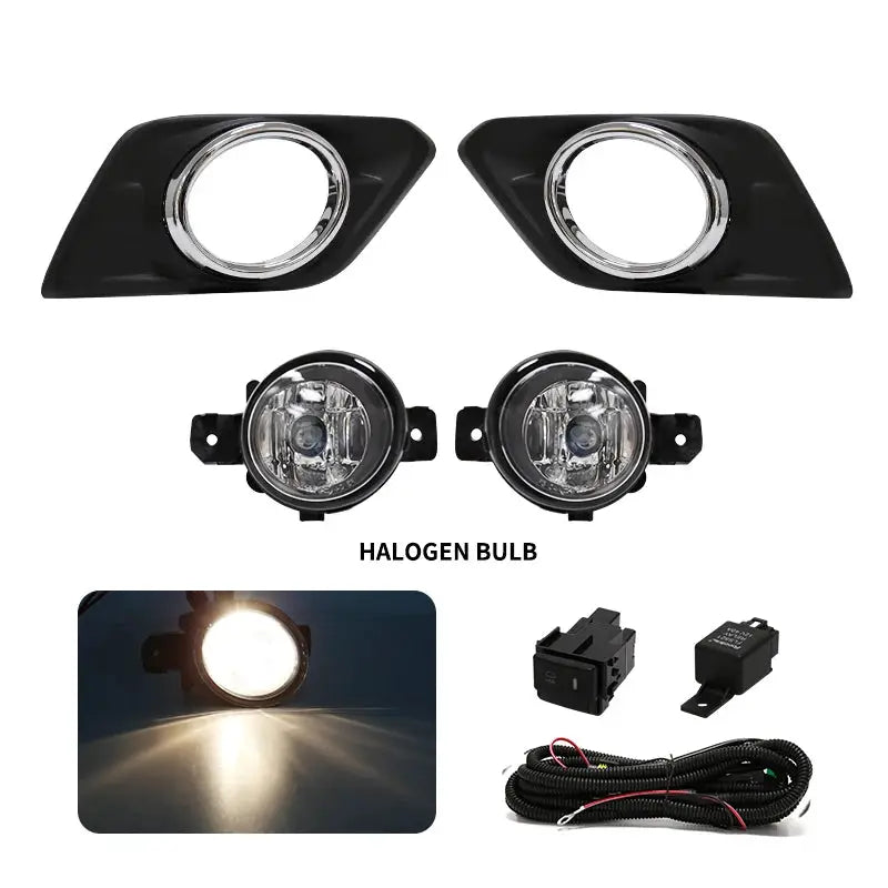For Nissan X Trail X-Trail Xtrail Fog Light 2014 2015 2016 LED Daytime Running Lamp DRL Daylights Waterproof Wires Switch Button by InterCyprus Trading Ltd
