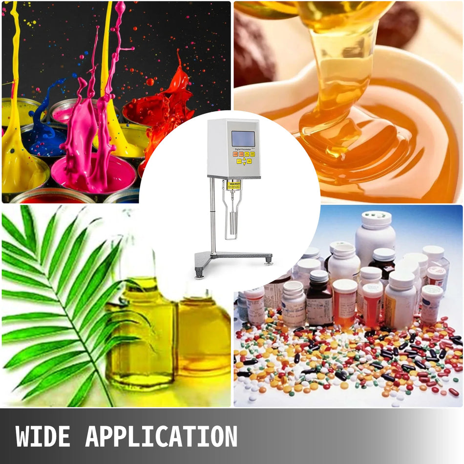 Viscosimetru rotativ cu patru rotoare și afișaj digital