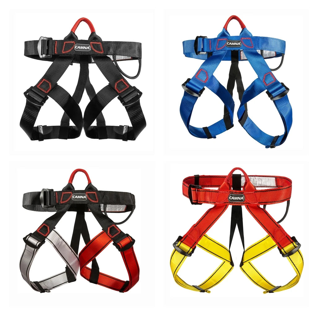 Ergonomic Half Body Climbing Harness for Mountaineering and Tree Climbing