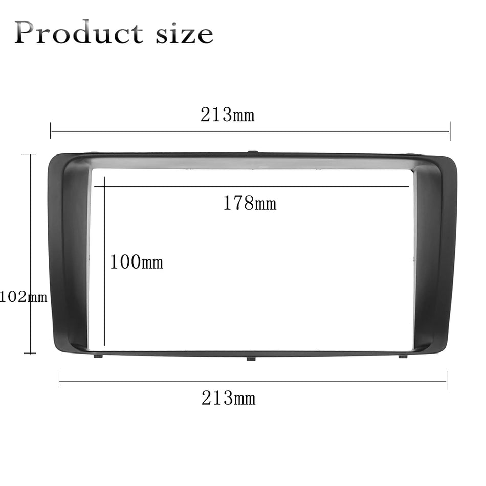 Toyota Corolla 2003-2006 için Fasya Paneli 2-Din Araç Stereo Montaj Kiti ABS Plastik