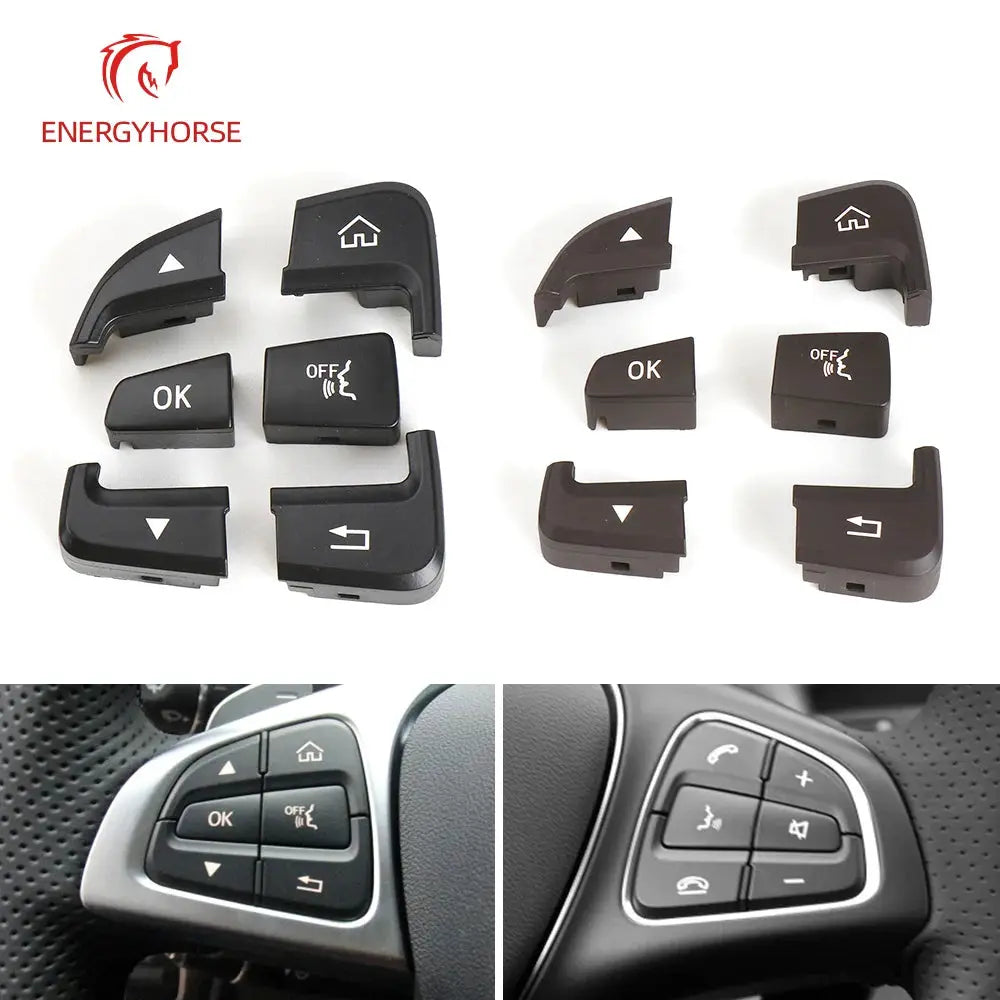 For Mercedes W205 C ClassSteering Wheel Buttons Switch For Benz W253 GLC Multi-function Switch For Car Steering Wheel 0999050200 by InterCyprus Trading Ltd