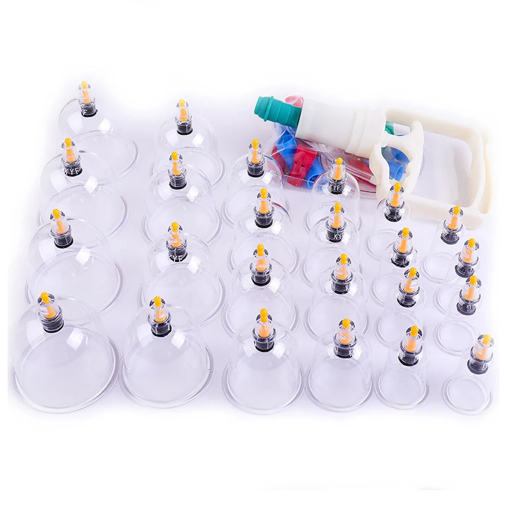 Cupping Massage Cups Therapy Set &ndash; Effective Pain Relief Therapy