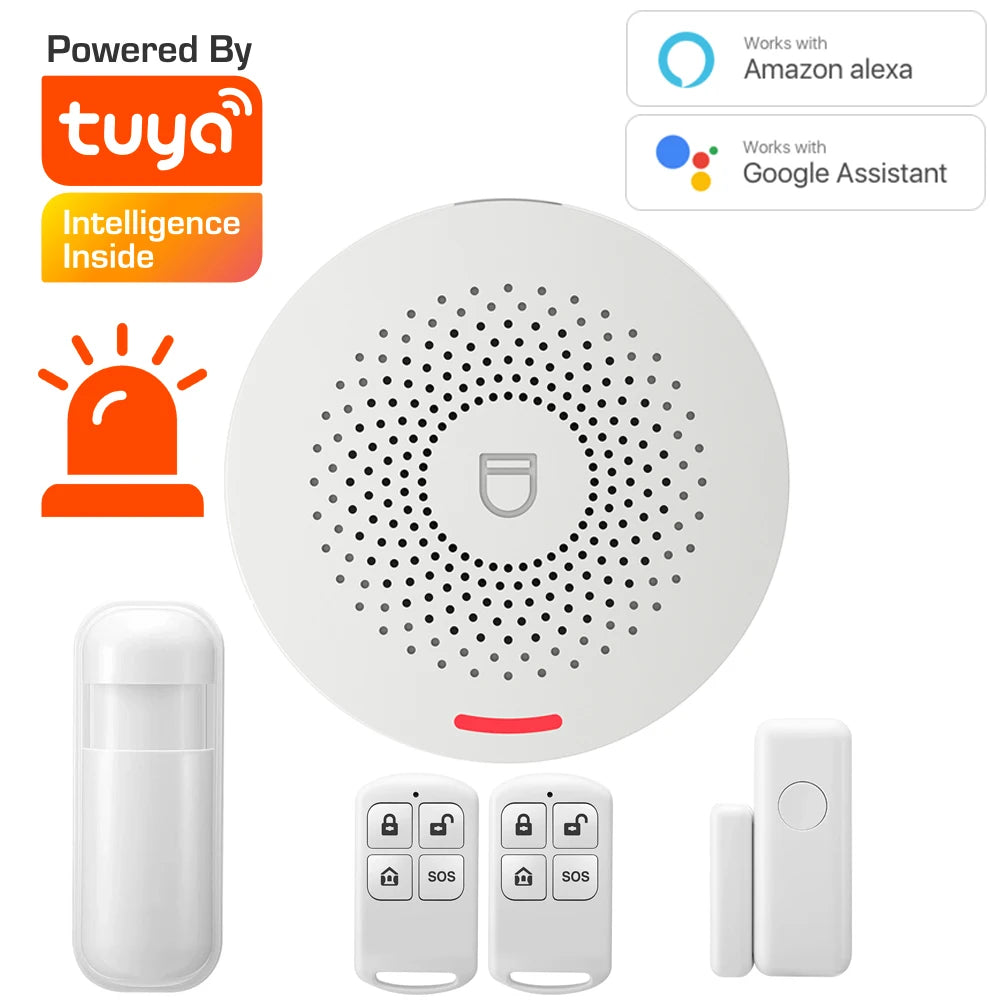 Tuya Smart Home Security Alarm Hub Kit &ndash; Sound Alerts