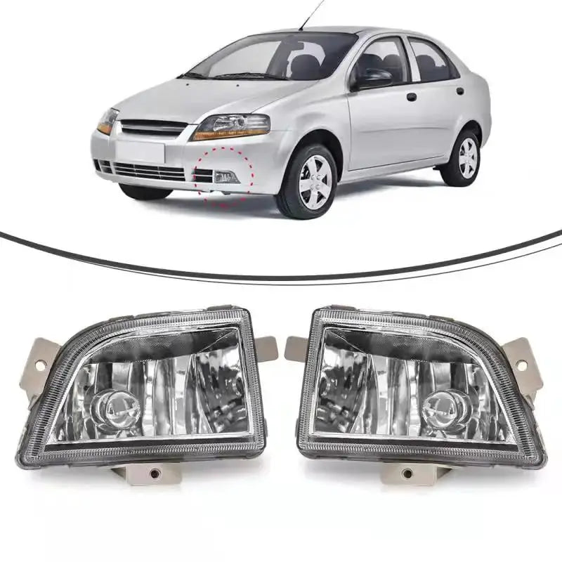 2PCS Fog Light for Chevrolet Aveo Chevy 2004 2005 2006 2007 Bumper Lamp Driving Front Headlights by InterCyprus Trading Ltd