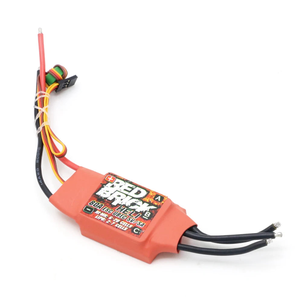 Red Brick 50A 70A 80A 100A 125A 200A Brushless ESC Electronic Speed Controller 5V/3A 5V/5A BEC for FPV Multicopter by InterCyprus Trading Ltd
