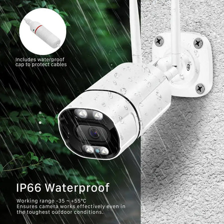 BESDER 5MP Outdoor WiFi IP Camera 5MP NO Card / EU Plug