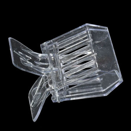Queen Bee Cage Clip &ndash; Clear Plastic Beekeeping Tool
