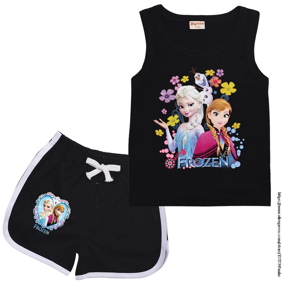 MINISO Summer Fun Kids T-Shirt &amp; Shorts Set