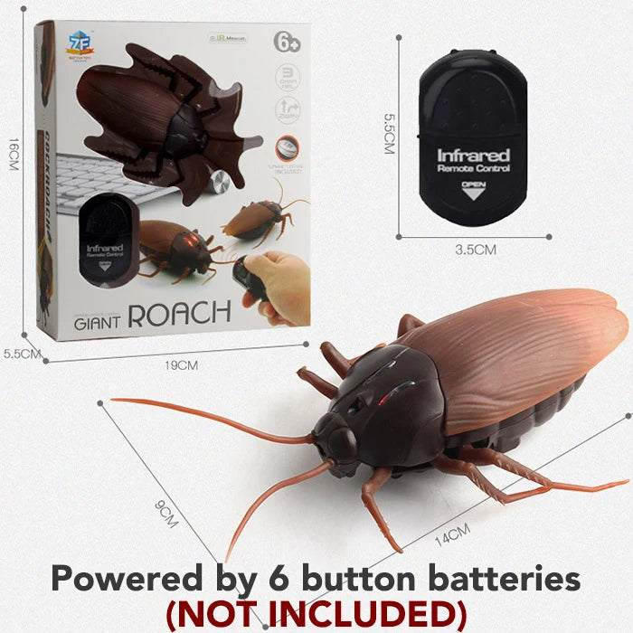 Rc Insect Remote Control Spider Toy Kit &ndash; Fun Prank for Kids and Adults Cockroach