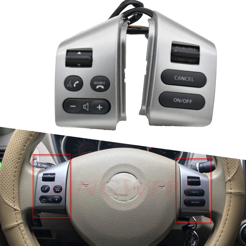 Stūres Rata Kontroles Pogas Ar Apgaismojumu ABS Nissan LIVINA TIIDA SYLPHY