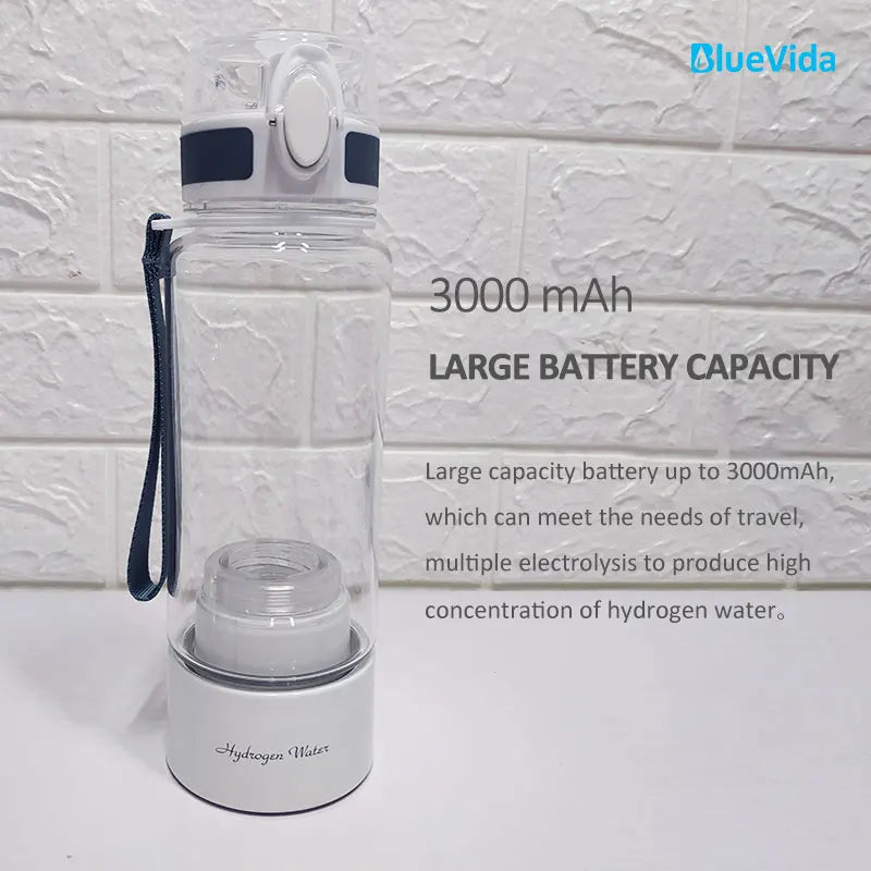 BlueVida Q8 Max 3000ppb Hydrogen Bottle &ndash; Long Battery Life
