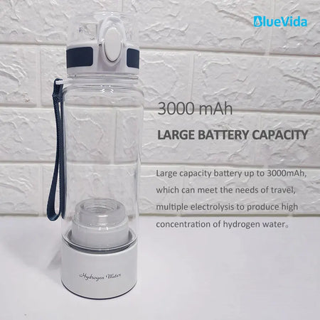 BlueVida Q8 Max 3000ppb Hydrogen Bottle &ndash; Long Battery Life