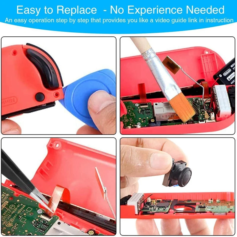 25-in-1 Joycon Joystick Replacement Kit for Nintendo Switch - Ultimate Repair Solution