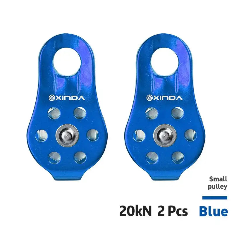 XD-8610 Small Pulley &ndash; Ultra Lightweight Aluminium Alloy Blue 2pcs