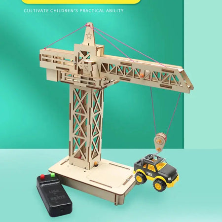 Remote Control Tower Crane Lifting Crane Diy Models & Building Toy Science &Education Model Toy For Children Gift Toy by InterCyprus Trading Ltd