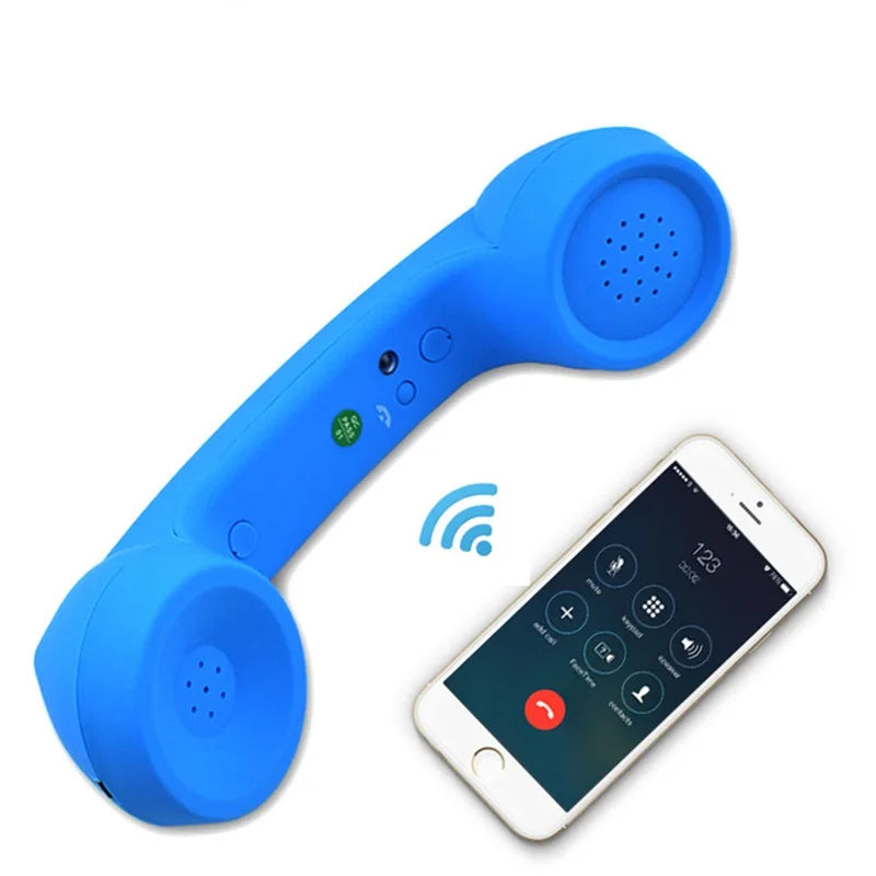 Wireless Retro Bluetooth Phone Handset - Stylish and Functional
