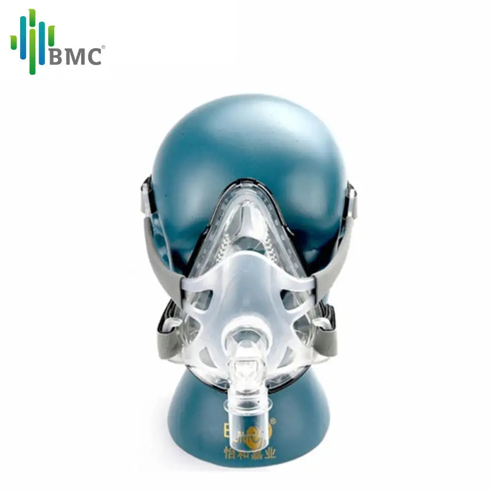 BMC CPAP Mask F1A Full Face Mask Anti Snoring With Free Headgear For CPAP Auto CPAP BiPAP Respirator Size S M L Snoring Therapy
