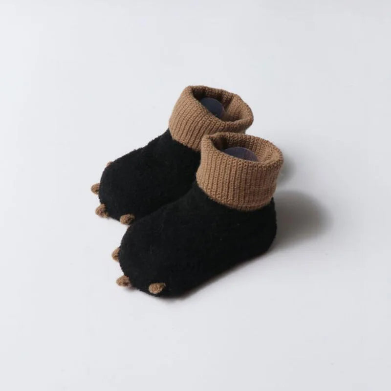Adorable Cozy Baby Socks for Autumn and Winter black / S 0-6 months