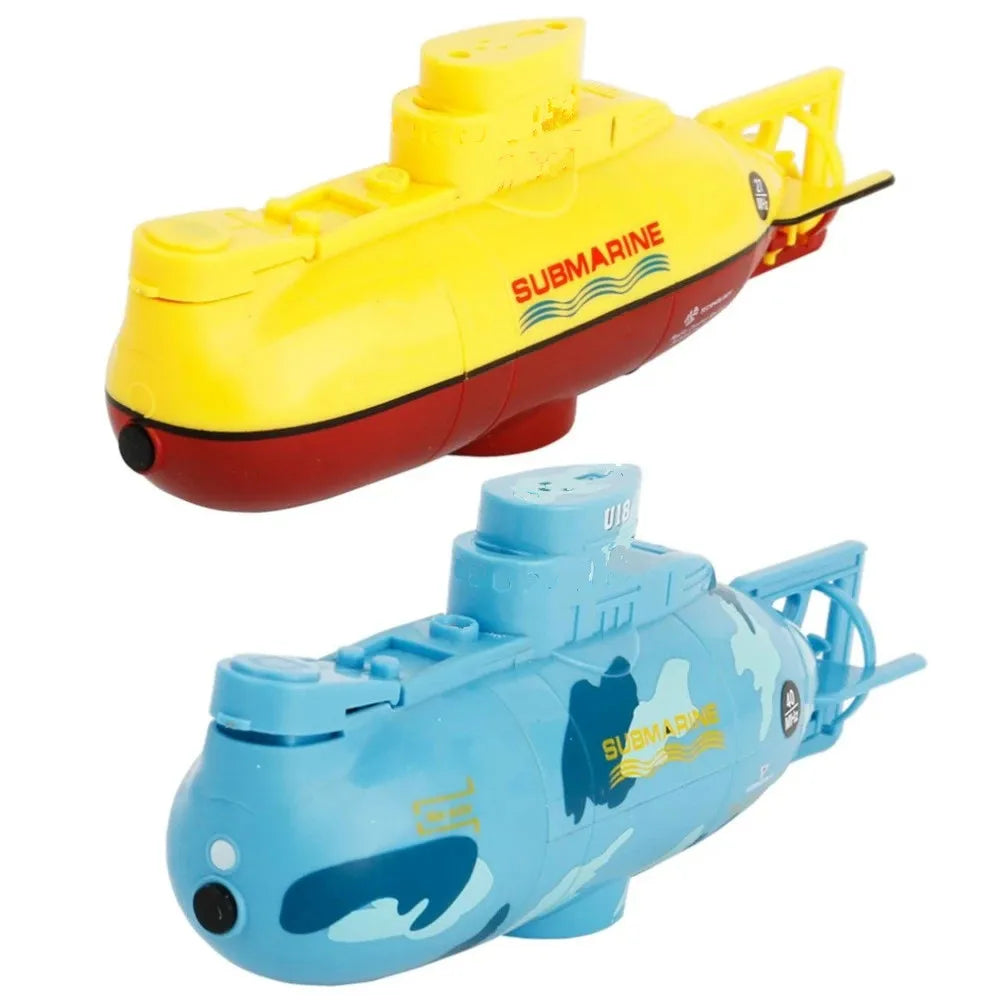 6-Function RC Mini Submarine for Kids - Electric Remote Control Boat