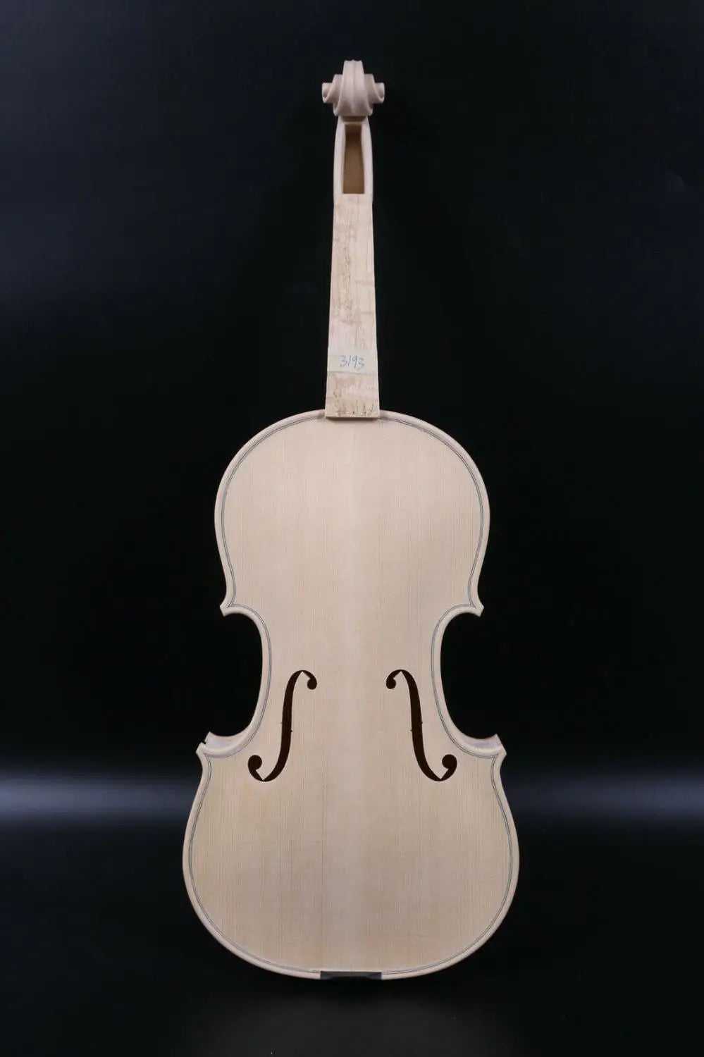 Unfinished Violin 4/4 Flame Maple Spruce Handmade &ndash; Handmade