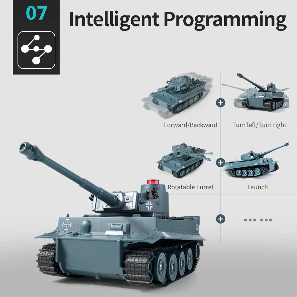 RC Tank Remote Control Car &ndash; Realistic Sound Effects and 4 Channel Control