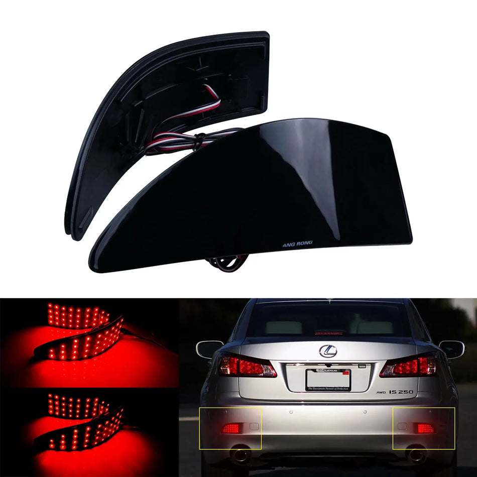 Musta suitsu LED tagatuled Lexus IS 250 350 XE20 jaoks