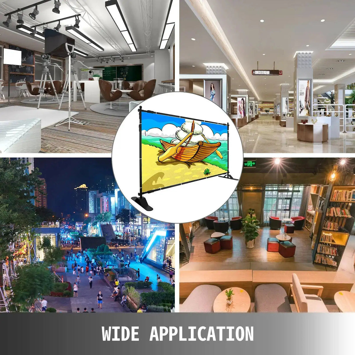 3x2.4M Telescopic Backdrop Stand For Photocalls